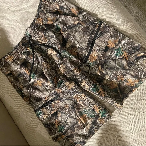 Camouflage Men's Flat Front Shorts - Picture 2 of 3